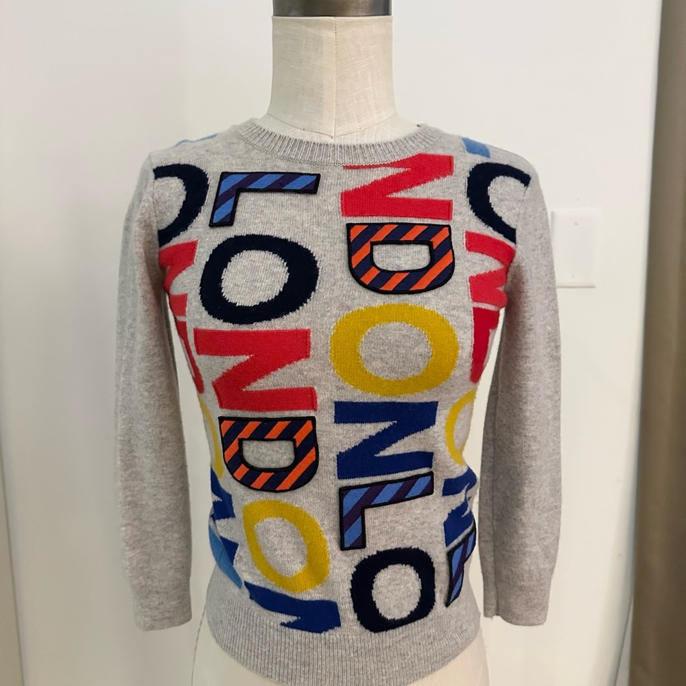 Burberry Gray Knit Sweater